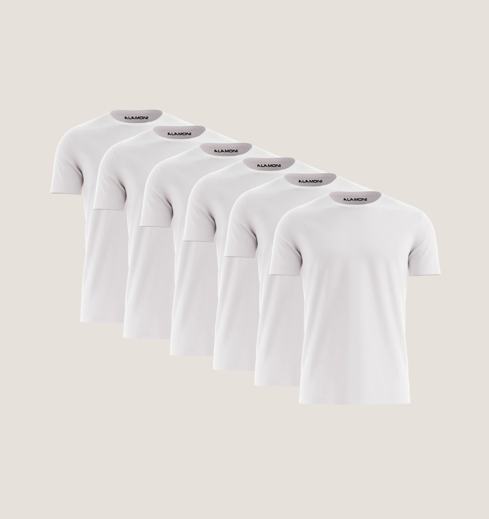 Zestaw 6 szt. - Biały