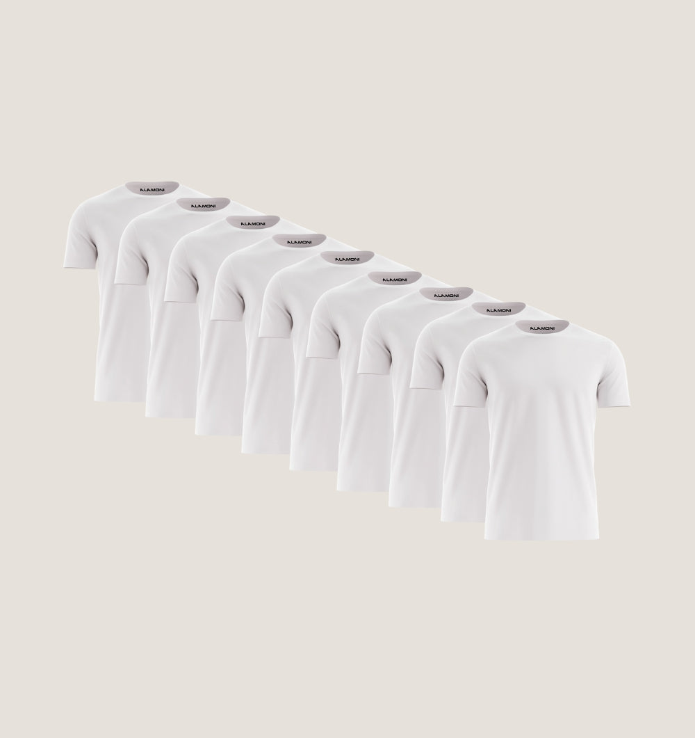 Zestaw 9 szt. - Biały