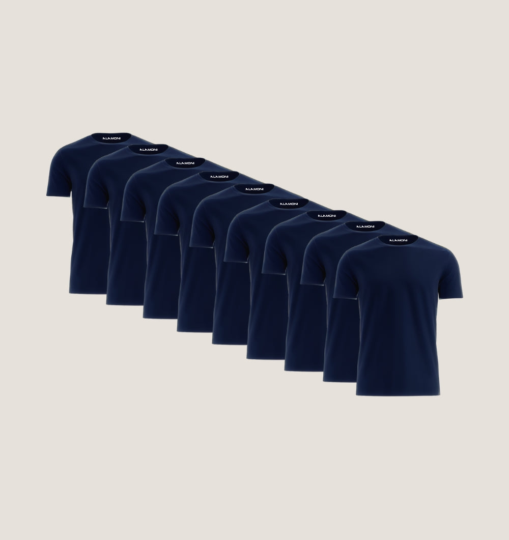 Zestaw 9 szt. - Granatowy