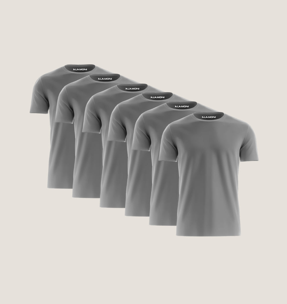 Zestaw 6 szt. - Szary