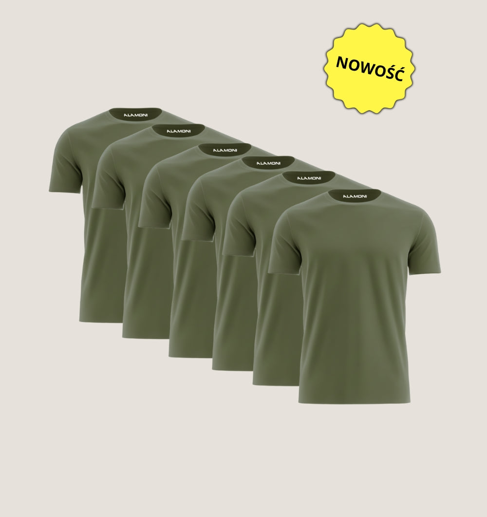 Zestaw 6 szt. - Militarna Zieleń
