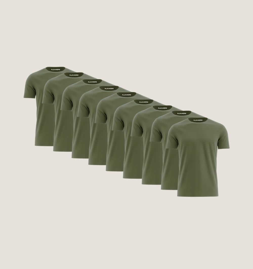 Zestaw 9 szt. | Militarna Zieleń