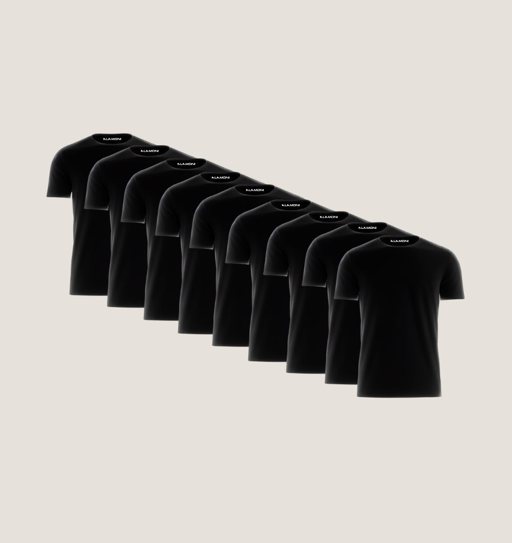 Zestaw 9 szt. - Czarny